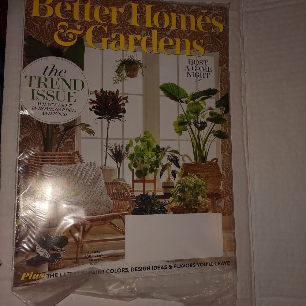 Better Homes & Gardens March 2019 Trend Issue Magazine Home & Garden Design